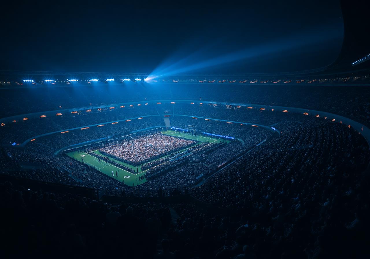 Estádio lotado